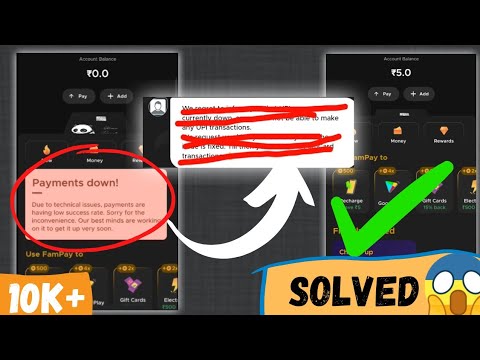 🔥Fampay Payment Down Solved || Fampay UPI Service Down Problem Solved in 2 Minuites || Fampay