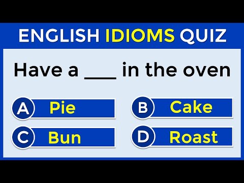 English Idioms Quiz | CAN YOU SCORE 30/30? | 96% CANNOT! #challenge 70