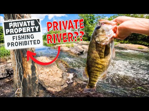 Fishing a CONTROVERSIAL River (TOPWATER BLOWUPS!!)