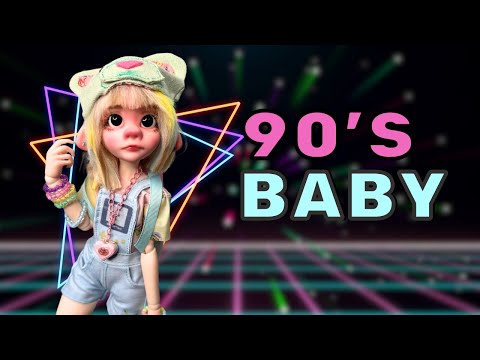 I Made a 90's TOYS NOSTALGIA doll custom? | Retro OOAK BJD