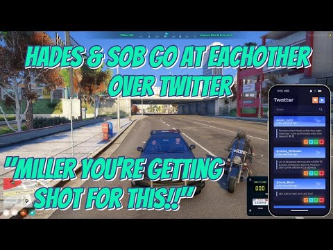 Matt (Miller) Reacts to Twitter Beef He Caused Between Hades & SOB | NoPixel 4.0 GTA RP