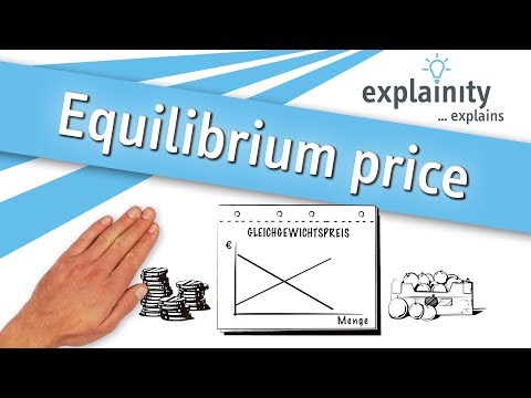 Equilibrium Price explained (explainity® explainer video)