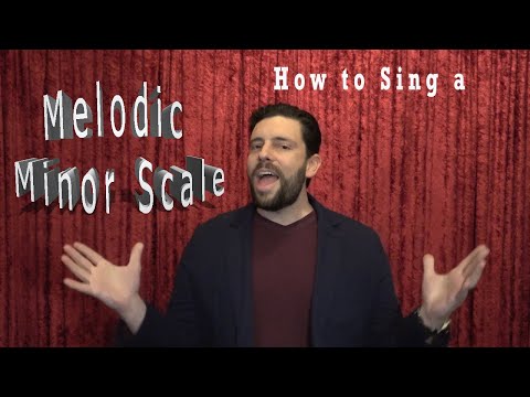 How to Sing a Melodic Minor Scale | Michael Mingoia Music