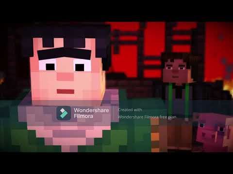 IVOR IS THE MEMBOR ORDER OF THE STONE!!!!!!!!!!!!!!! Minecraft Story Mode episode 1 part 2