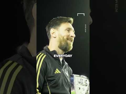 LIONEL MESSI's MVP WINNER SPEECH 🥺 #shorts #football #soccer