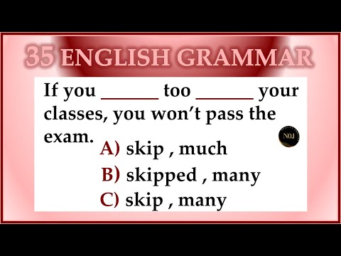 35 English Tenses Quiz | Verb Forms  v1 v2 v3 English | Conjugation Of Verbs | No.1 Quality English