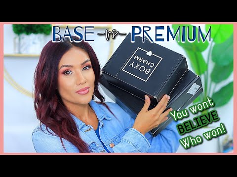 BOXYCHARM BASE VS PREMIUM SEPTEMBER 2021