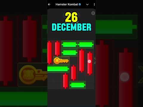 Mini Game Today 26 December Hamster Kombat How To Solve Mini Game Puzzle in Hamster Kombat (100%)