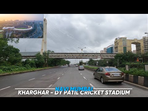 4K Drive from Kharghar to DY Patil Cricket Stadium | Navi Mumbai