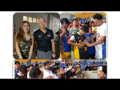 fan moment with the Tnt tropang giga players