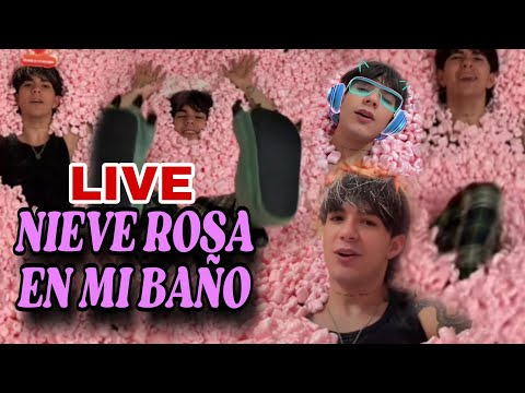 LIVE DE CARLOS ALBERTO [11 DE DICIEMBRE] NIEVE ROSA EN MI BAÑO 🎄#tiktok #humor #viralvideo #baile