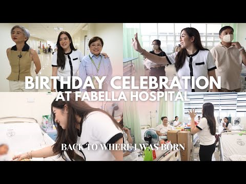 BIRTHDAY CELEBRATION AT FABELLA HOSPITAL (Back to Where I was Born!) | Love Angeline Quinto