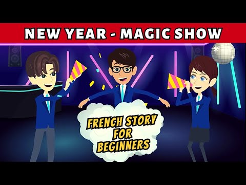 Easy French Stories for Beginners with English Subtitles New Year Celebration