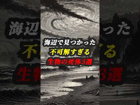 海辺で見つかった不可解すぎる生物の死体3選 #ゆっくり解説 #都市伝説 #ミステリー