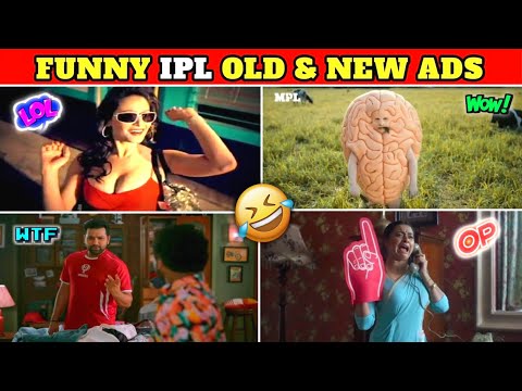 Funniest IPL Ads | IPL की Ads देख कर हंसी नहीं रोक पाओगे 🤣 Funny Ipl Indian Tv Ads