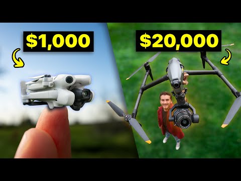 LEAST Expensive Vs. MOST Expensive Drone | DJI Mini 4 Pro Vs Inspire 3