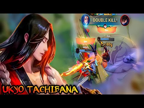 Honor of kings : Ukyo Tachibana - Clash Lane Gameplay | HOK 2024