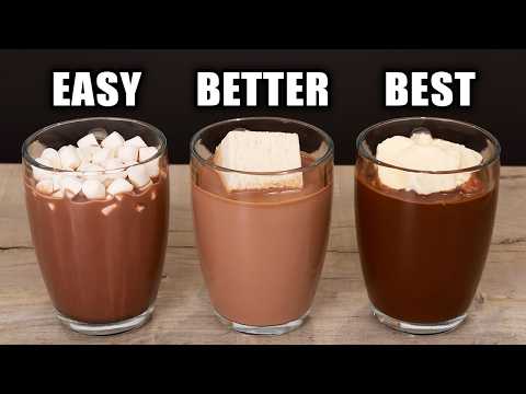 The Best Hot Chocolate Ever | 3 Levels: Easy to Expert