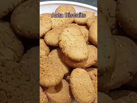 Aata Coconut Biscuit #Biscuit #aatabiscuits #shorts