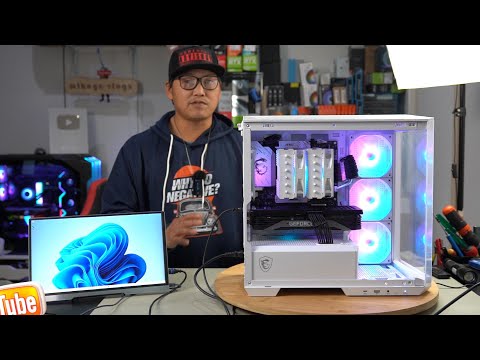 step by step pc build guide msi mag pano pz matx am5 ryzen 5 7500f rtx3070 NON project zero