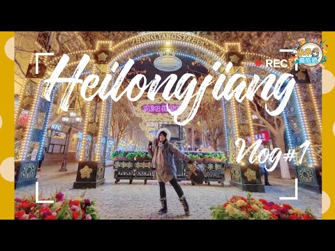 【米米瘋】Heilongjiang travel Vlog#1 黑龍江哈爾濱旅遊 零下11度 第一天 中央大街必吃