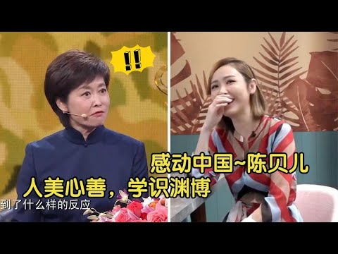 陈贝儿语言天赋有多强？中英文粤语无缝切换，白岩松：学识渊博！