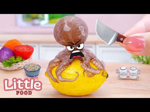 🌊 Seafood Recipes ❤️ Special Takoyaki | Delicious Octopus Recipes to Try Today 😍 Little Food Cooking