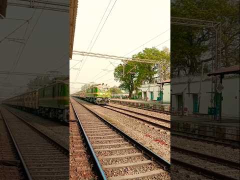 MainLine Departure Trains Crossing | Wag9 Crazy Accelerate Engine#uniquetrainengines#viralvideo#alp