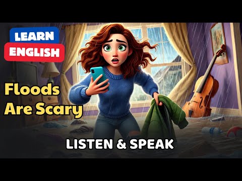 Floods Are Scary | Practice English Listening and Speaking Skills | Improve Your Vocabulary