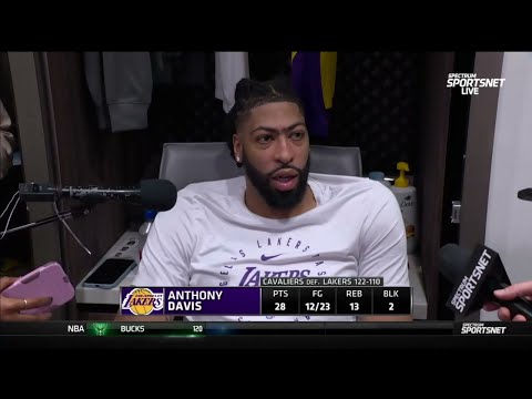 Anthony Davis sends a message to JJ Redick after Lakers loss to Cavs 122-110