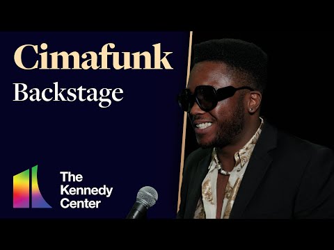 Cimafunk backstage at the 2024 Kennedy Center Honors