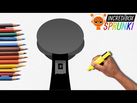 How to Draw Sprunki Mr. Tree Horror - INCREDIBOX Sprunki | Step-by-Step Tutorial