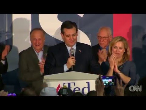 Ted Cruz Iowa Victory Speech - Inspiring!