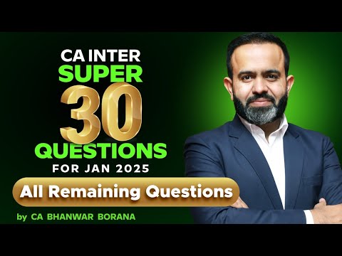 INTER DT SUPER-30 FOR JAN-25 Part - 2