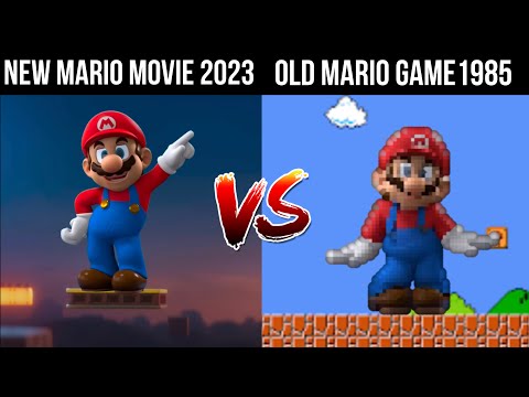 Toca Toca Dance BATTLE | NEW MARIO MOVIE VS OLD MARIO GAME