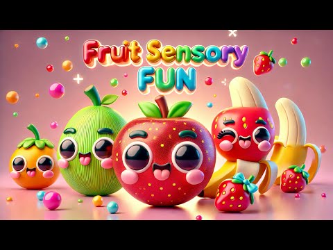 Fruit Sensory Fun: Fun and Learning with Every Bite🍭🍭