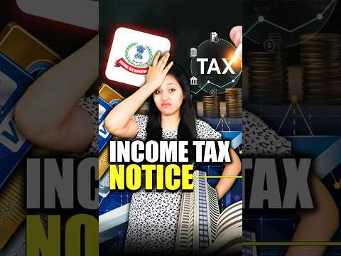 Income Tax Notice 🚨 For Stock Market #shorts