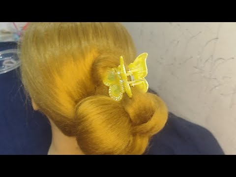 Wedding Bun With Clucher|Juda Hair Style For Eeverday|Clucher Bun Hairstyle|Juda using Clucher|