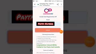 today new campaign loot paytm 🤑 #earn_money #shorts #viral #paytm_cash #Earn_super_money #new 🤑🤑