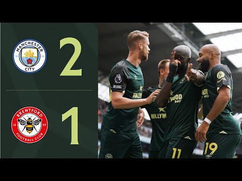 Wissa on target + Haaland scores two | Manchester City 2-1 Brentford | Premier League Highlights