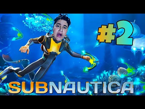 SUBNAUTICA #2 - O LEVIATÃ DESTRUIU MEU SUBMARINO! (MEDO😦)