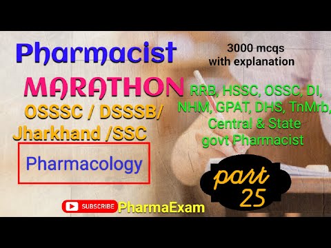 Pharmacology (431-440) Important Mcq #pharmacistexampreparation #osssc_pharmacistexam #pharmacist