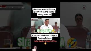 #comedy #funny #PRESIDENT RODRIGO ROA DUTERTE 💚👊💚  GALING NG SAGOT NI TATAY DIGONG..