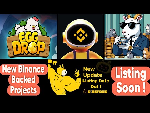 Goats , Blum , Major Listing Date And Price And TGE ! New Binance Backed Projects Listing In October