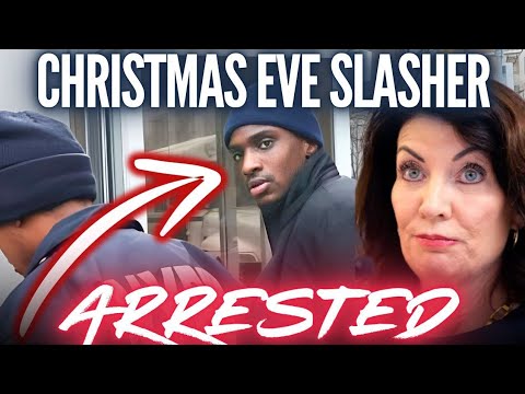 SLASHER ARRESTED! Christmas Eve Stabbing. Grand Central. New York. LIVE.