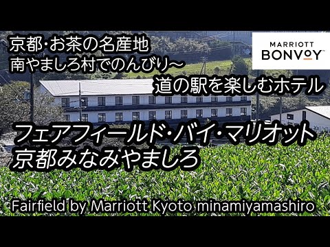 京都・お茶の名産地・フェアフィールドバイマリオット京都みなみやましろ　　茶畑ビューの部屋に泊まってのんびり過ごす休日　全国旅行支援まだ間に合う！Fairfield by Marriott