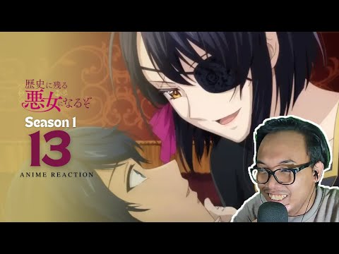 SCENARIO PERPISAHAN - Rekishi ni Nokoru Akujo ni Naru zo EPISODE 13 END REACTION INDONESIA