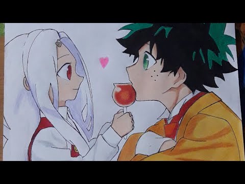 Izuku Midoriya and Eri chan fanart | My hero academia | #shorts #anime