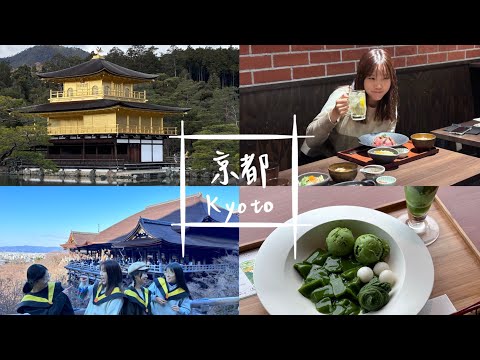 【京都Vlog】宇治中村藤吉抹茶🍵下雪的嵐山美到瘋⛰️❄️（CC字幕）