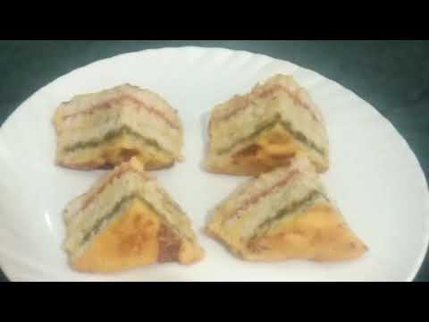 Tri colour bread pakora sandwich independence day special recipe@in hindi